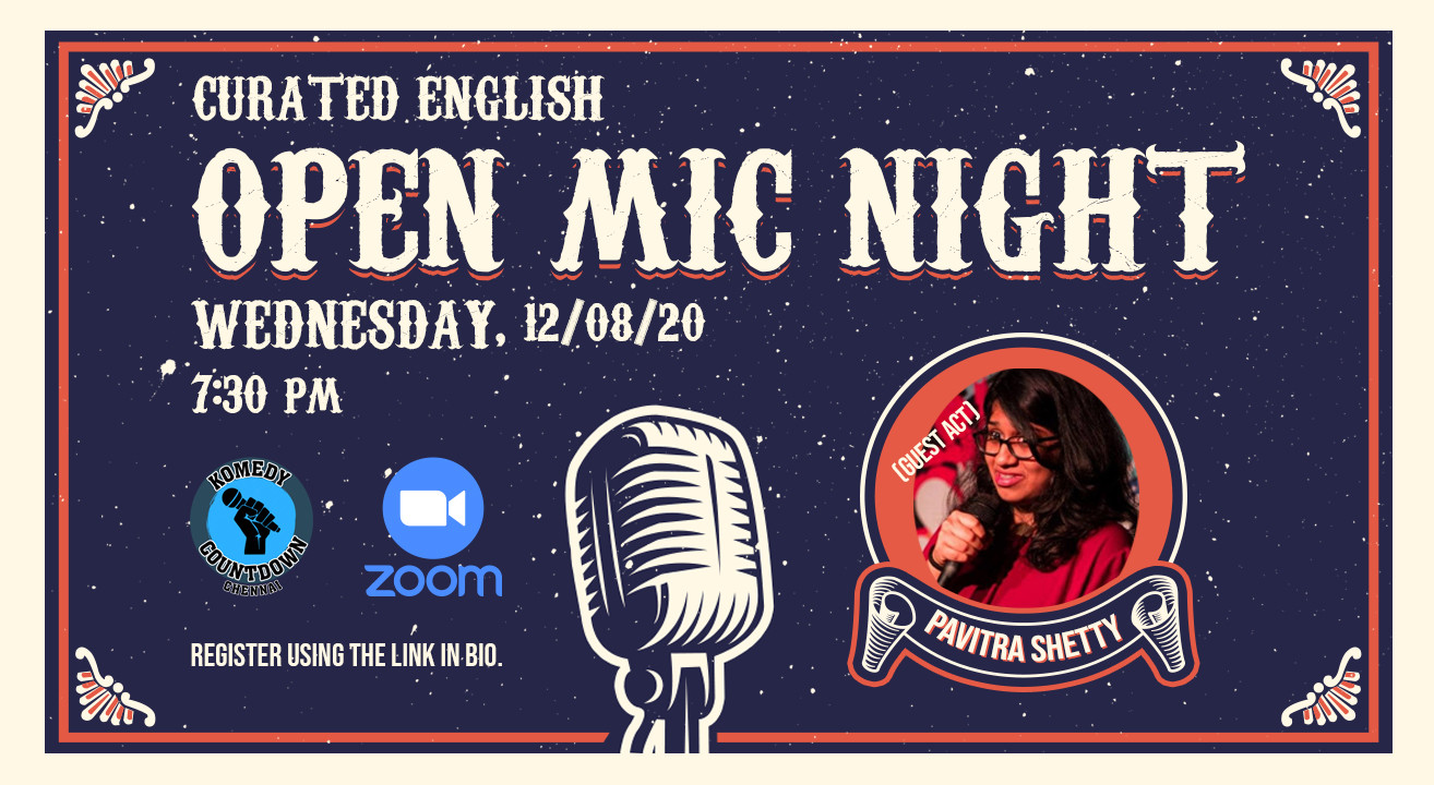 Curated English Open Mic Night