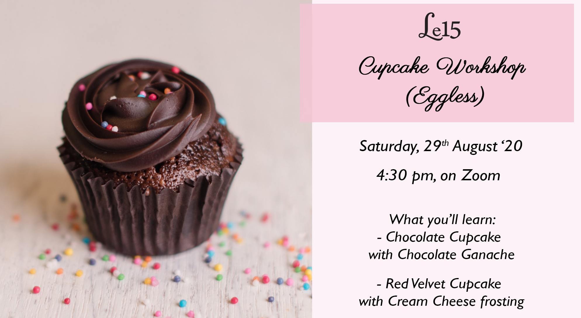 Eggless Cupcake Baking Workshop with Chef Pooja Dhingra