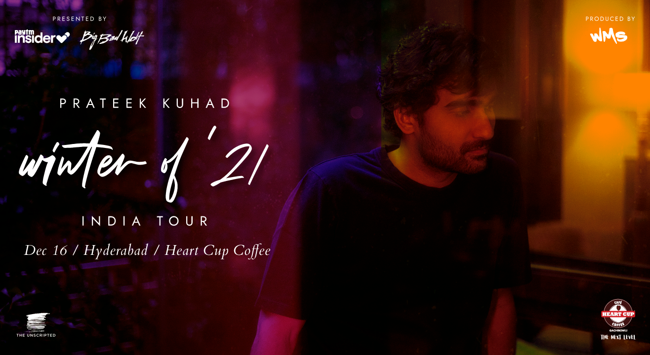 Prateek Kuhad Winter of ’21 India Tour | Hyderabad