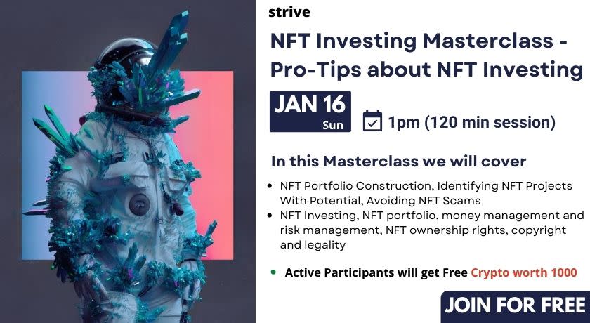 NFT Investing Masterclass – Pro-Tips about NFT Investing