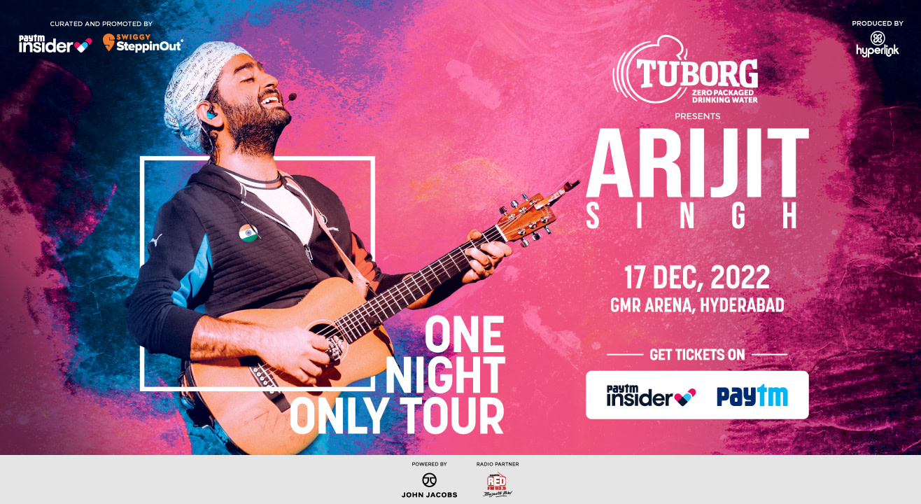 Arijit Singh – One Night Only Tour, Hyderabad 2022