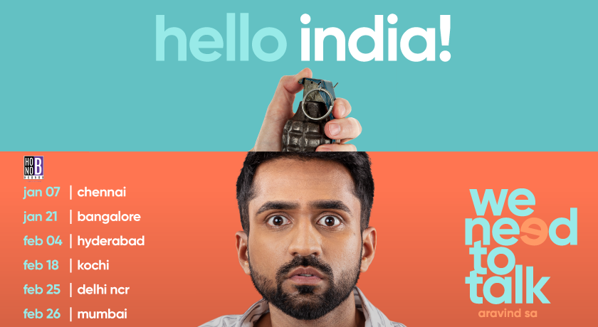 Aravind SA’s We Need to Talk – India Tour 2023 | Hyderabad