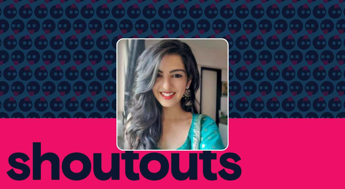 Request a shoutout by Amrita Prakash