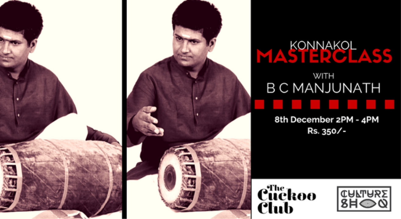 Konnakol Masterclass with B.C Manjunath