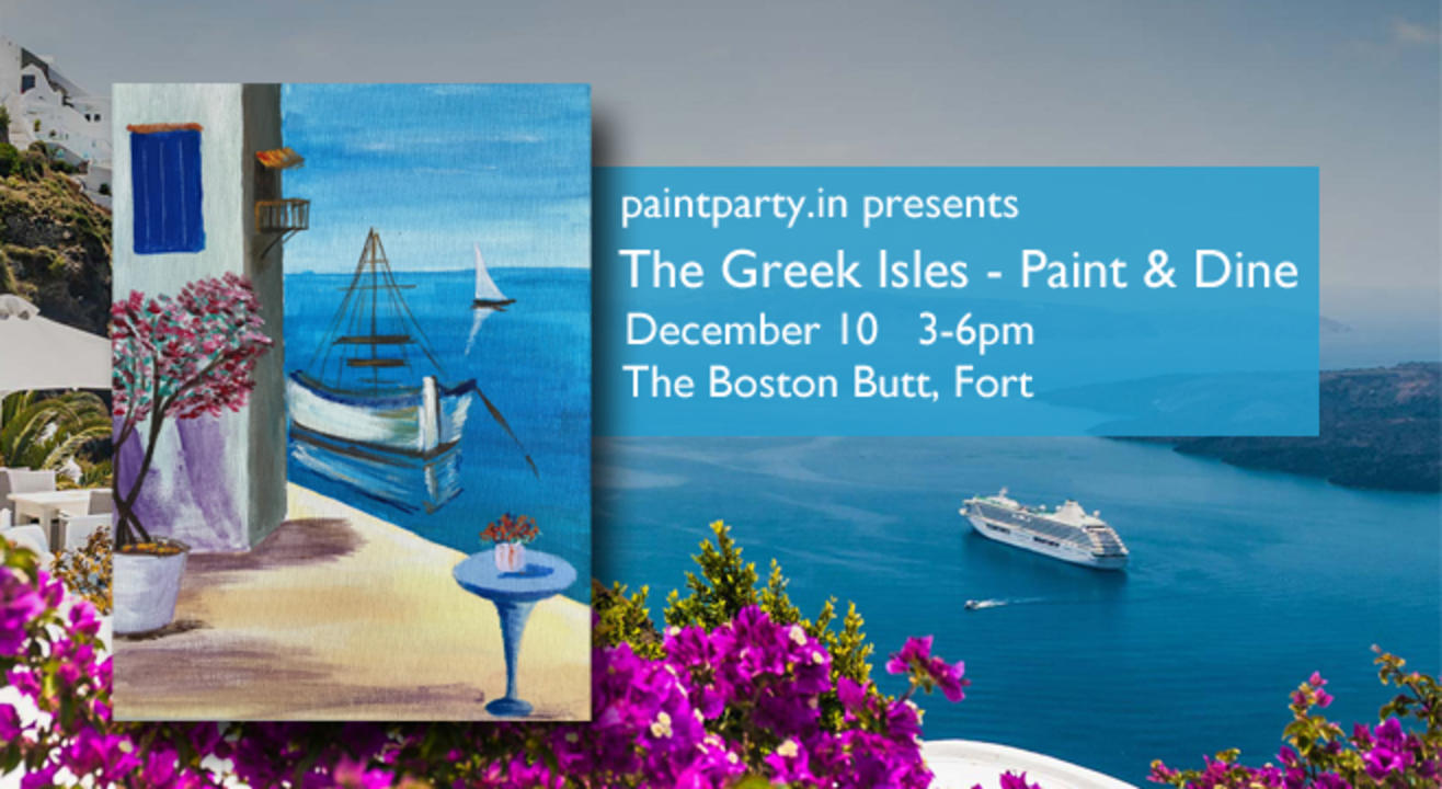 Greek Isles - Paint and Dine