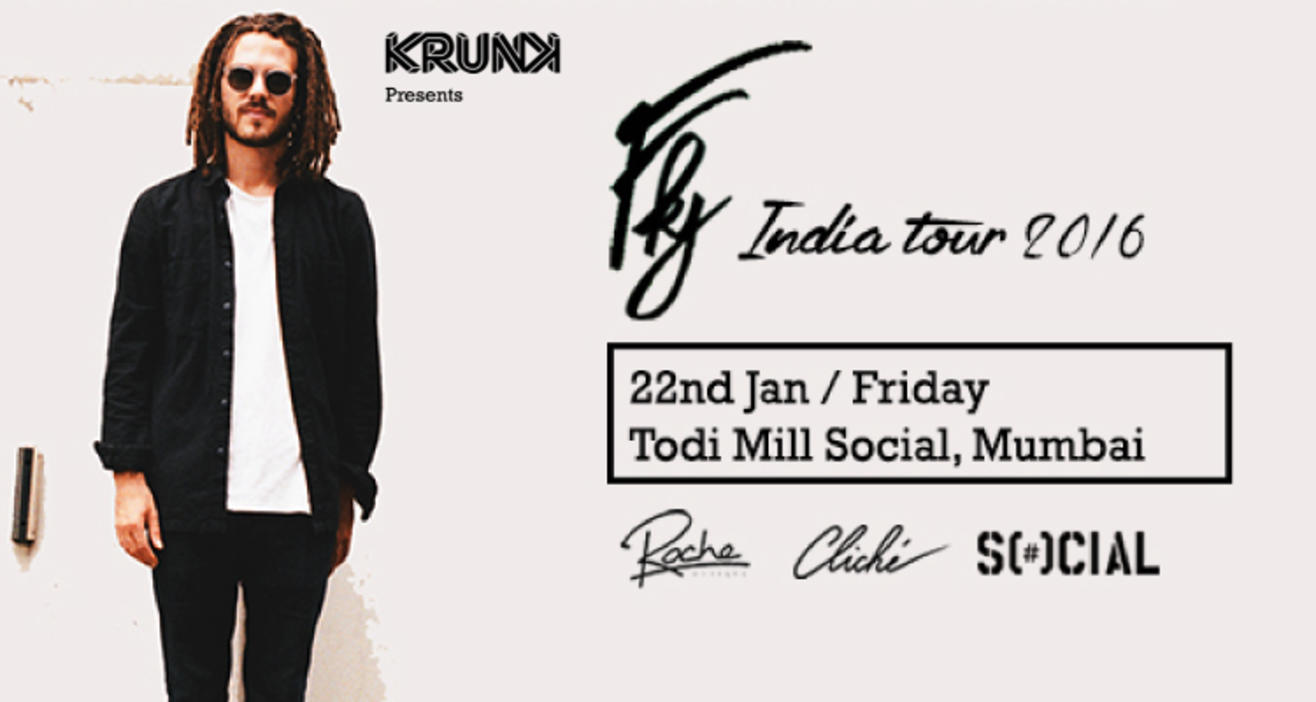 Krunk presents FKJ (Paris) at Todi Mill Social, Mumbai