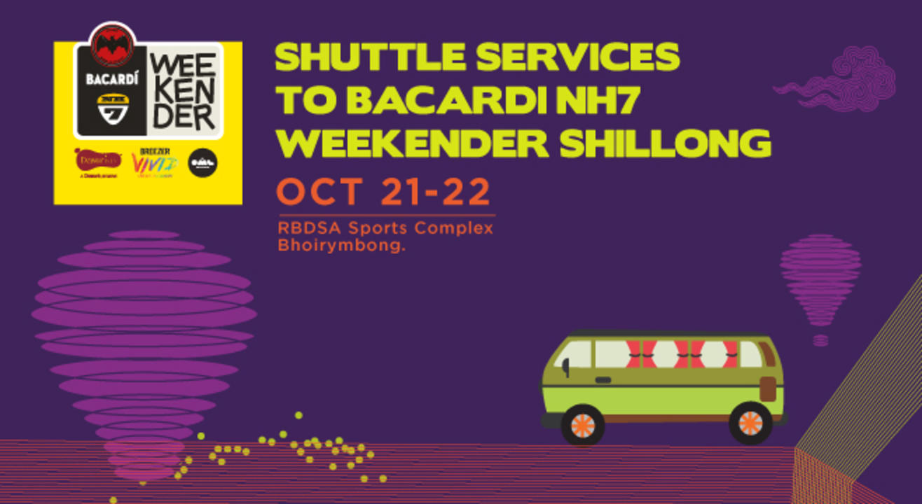 Ride to Bacardi NH7 Weekender Shillong