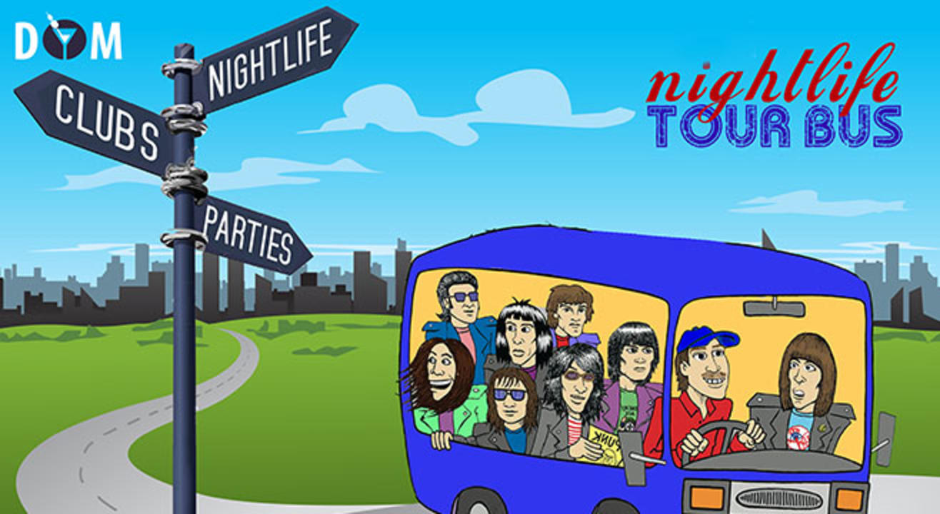 Delhi Nightlife Tour Bus