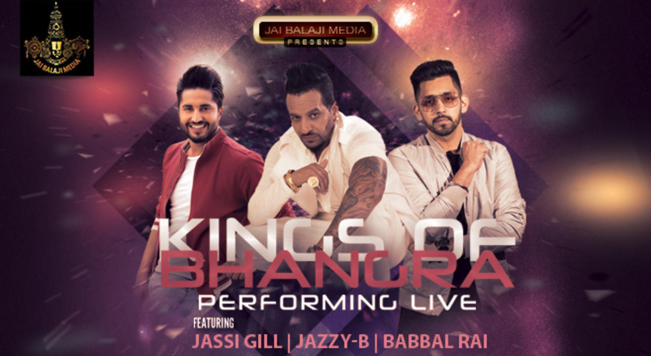 Kings Of Bhangra Performing Live Jazzy B, Jassi Gill & Babbal Rai