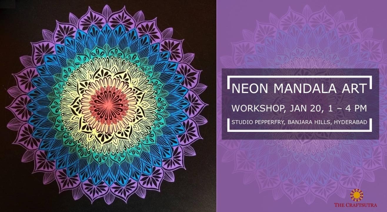 Neon Mandala Art Workshop