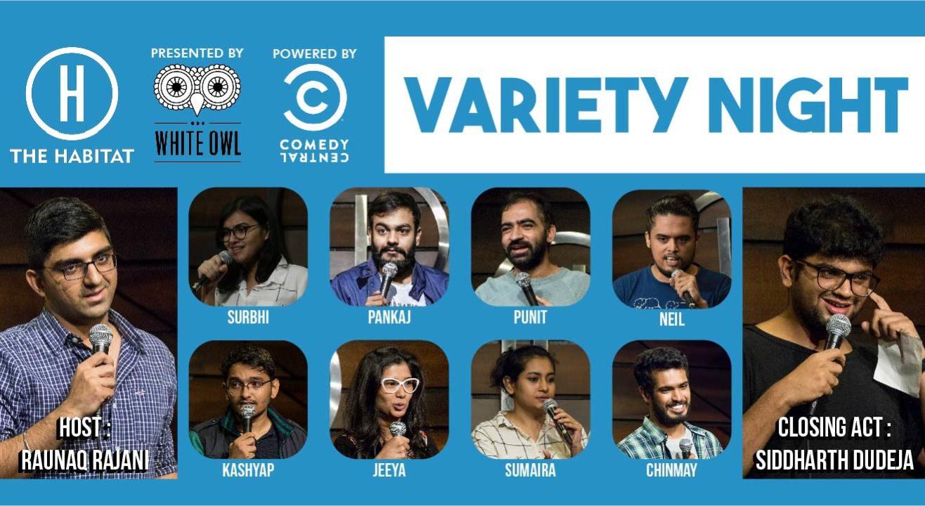 White Owl presents Variety Night at The Habitat