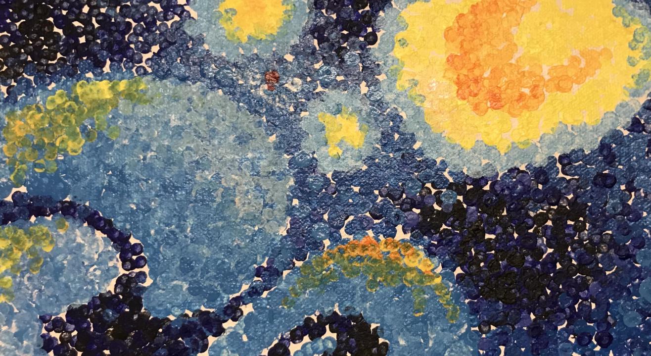  Gogh Under The Starry Night by Saturday Art Class