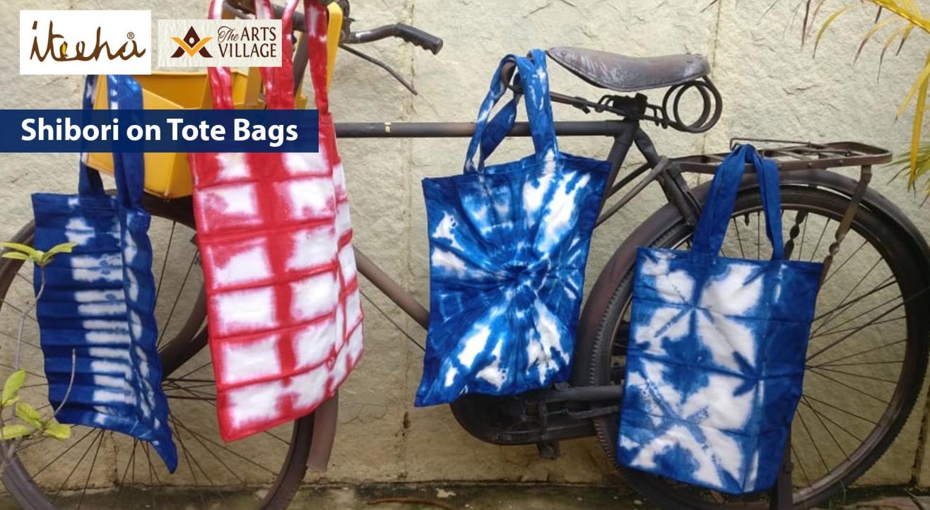 Shibori on Tote Bag (Bangalore)