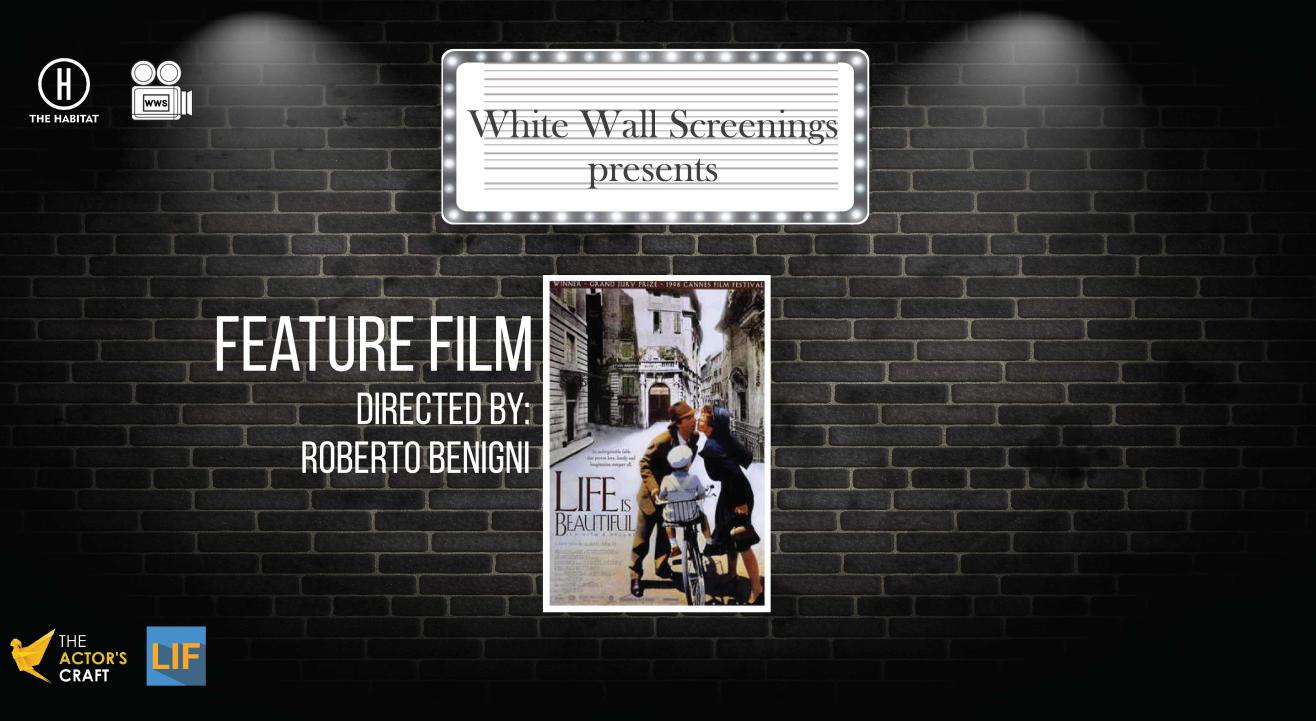 White Wall Screenings presents Feature Film