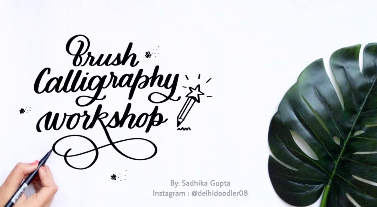 Brush Calligraphy Workshop For Beginners Images, Photos, Reviews