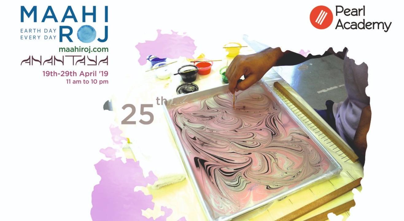 Marbling Cloth & Paper: Waves of Colour by PEARL Academy Jaipur| Apr 25th '2019