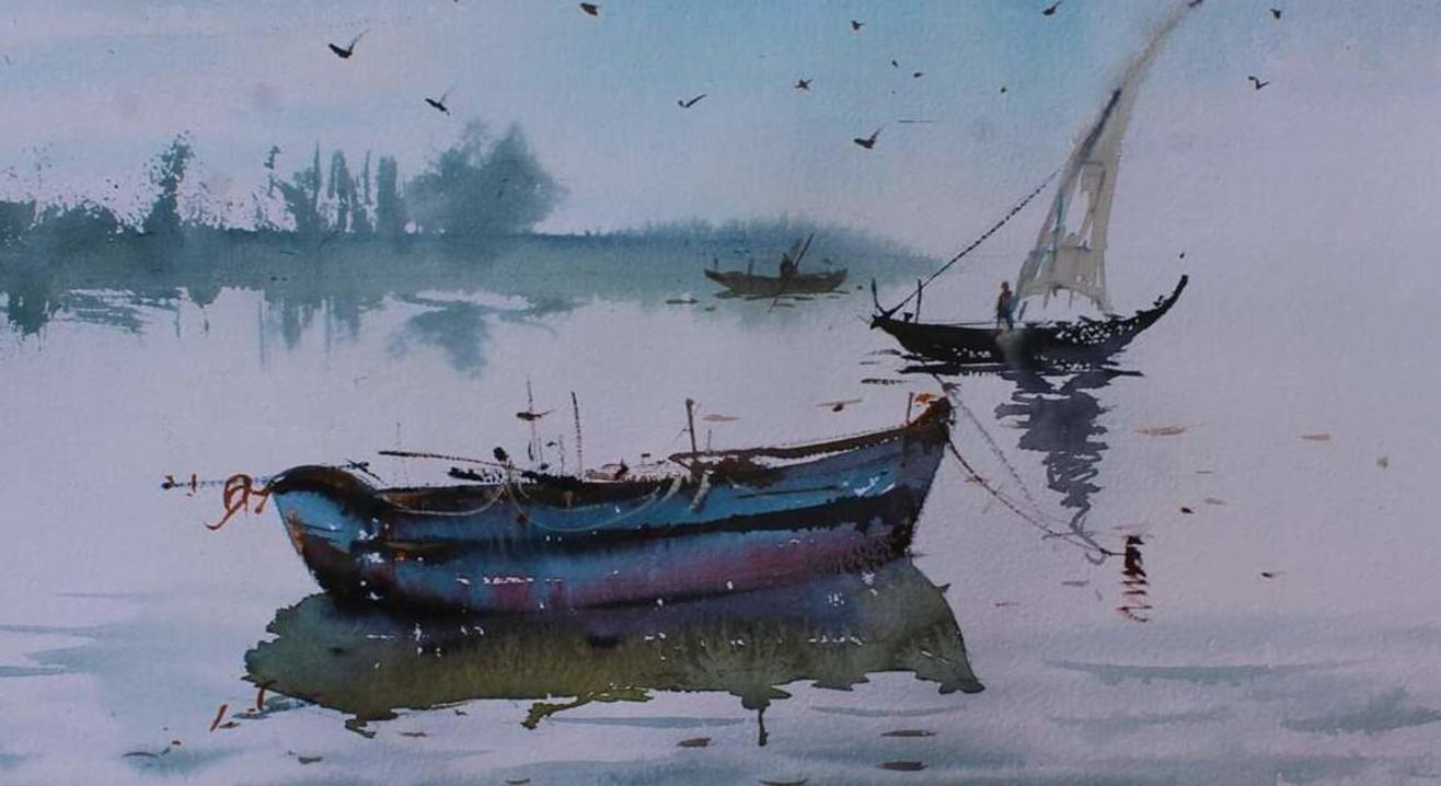 Watercolour Painting Workshop @ Pune By Bipin Patel