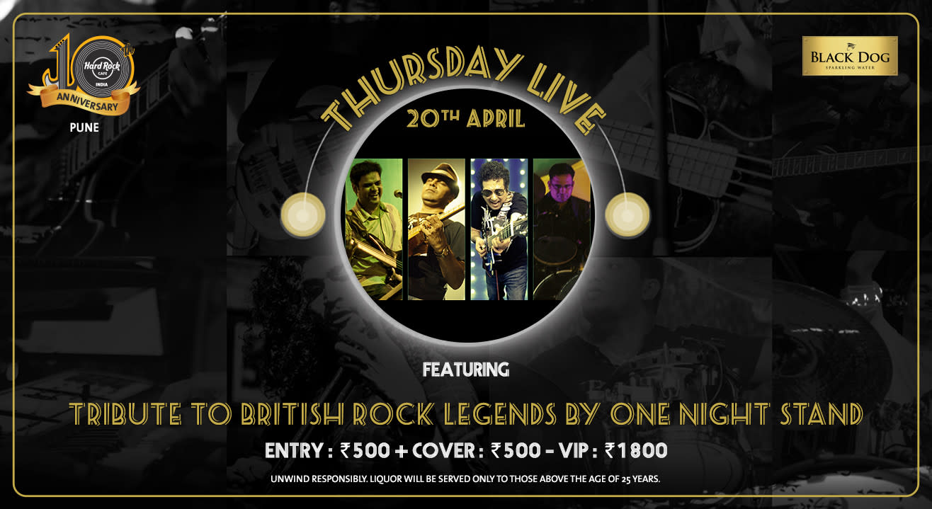 Tribute to British Rock Legends by One Night Stand - Thursday Live!