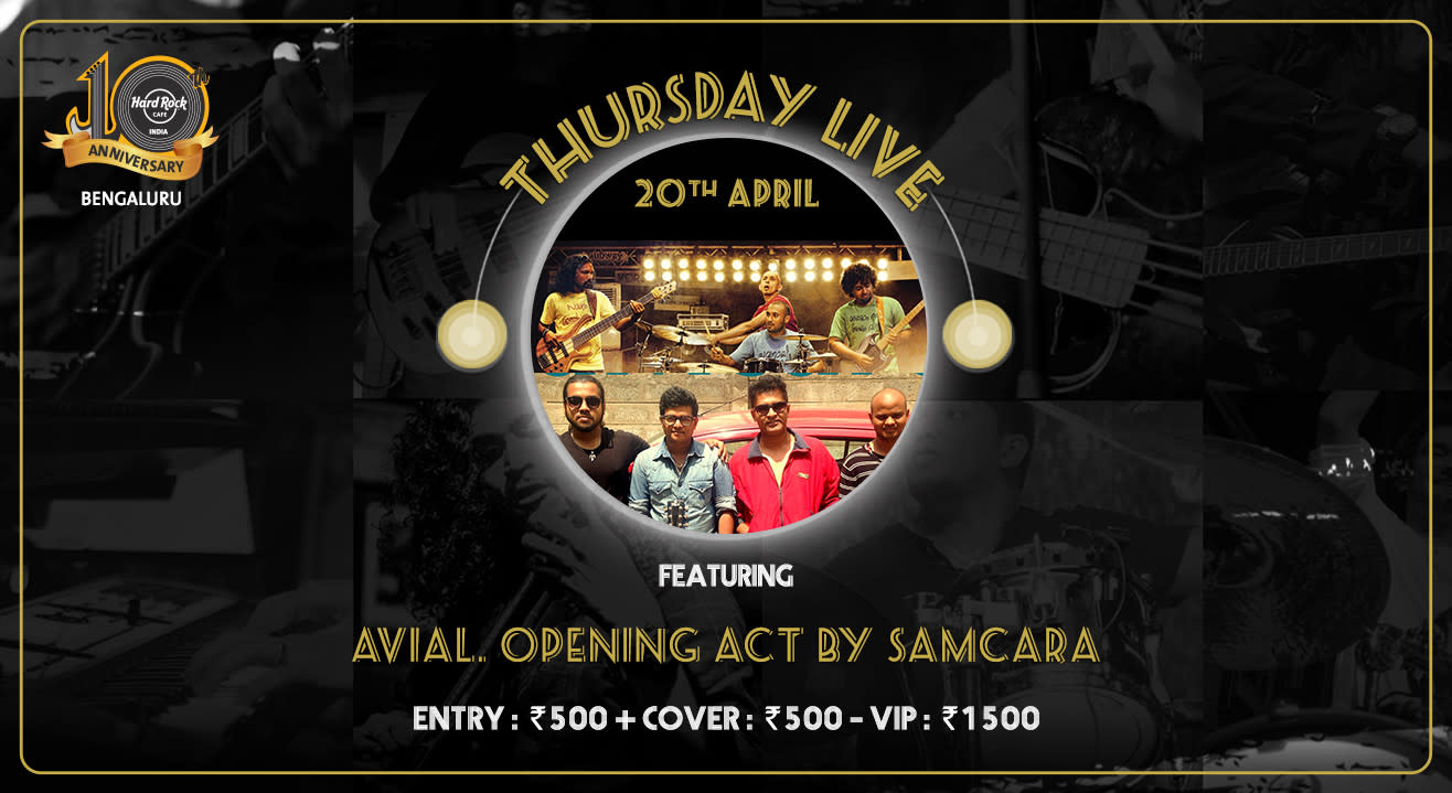 Avial. Opening act by Samcara - Thursday Live!