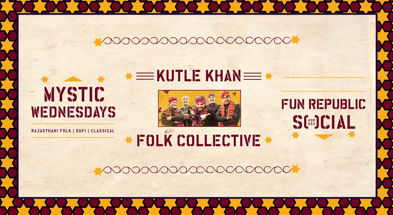 Social Presents Mystic Wednesdays ft. Kutle Khan Folk Collective