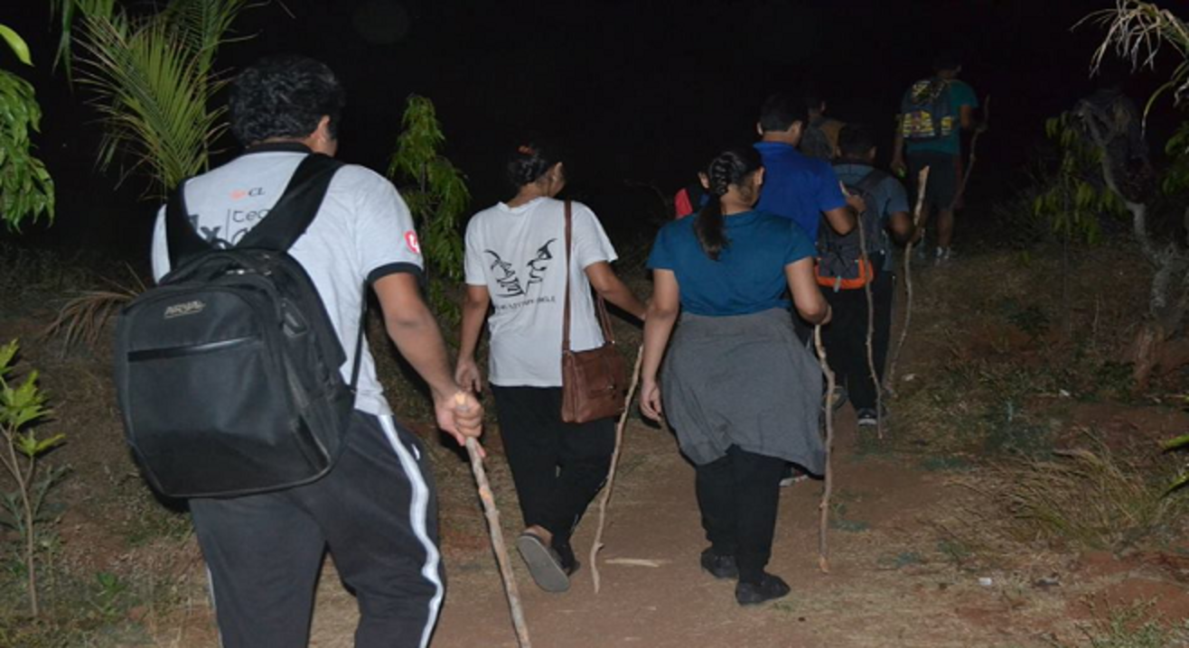 RAMANAGARA NIGHT TREK WITH RAPPELLING