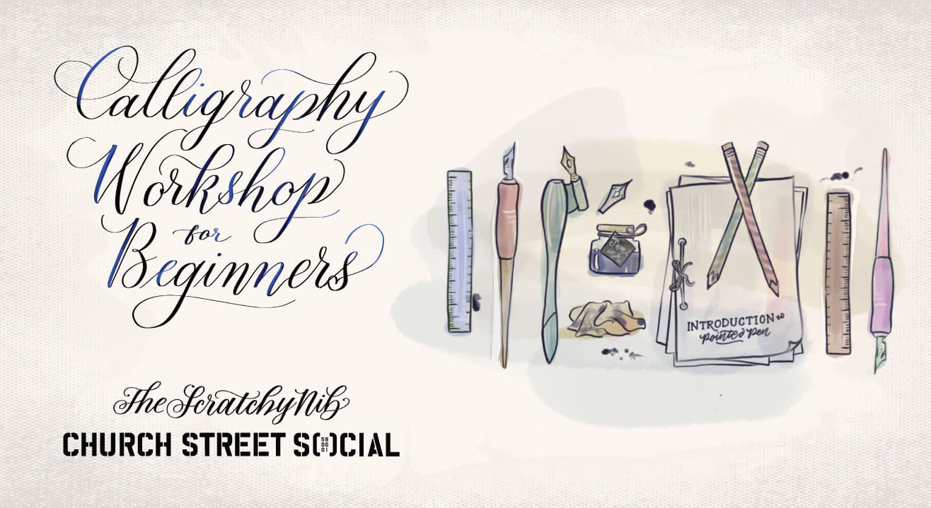 Calligraphy Workshop for Beginners | Introduction To Pointed Pen
