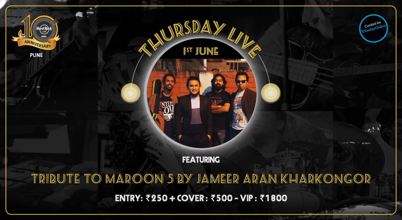 Tribute to Maroon 5 by Jameer Aran Kharkongor - Thursday Live!