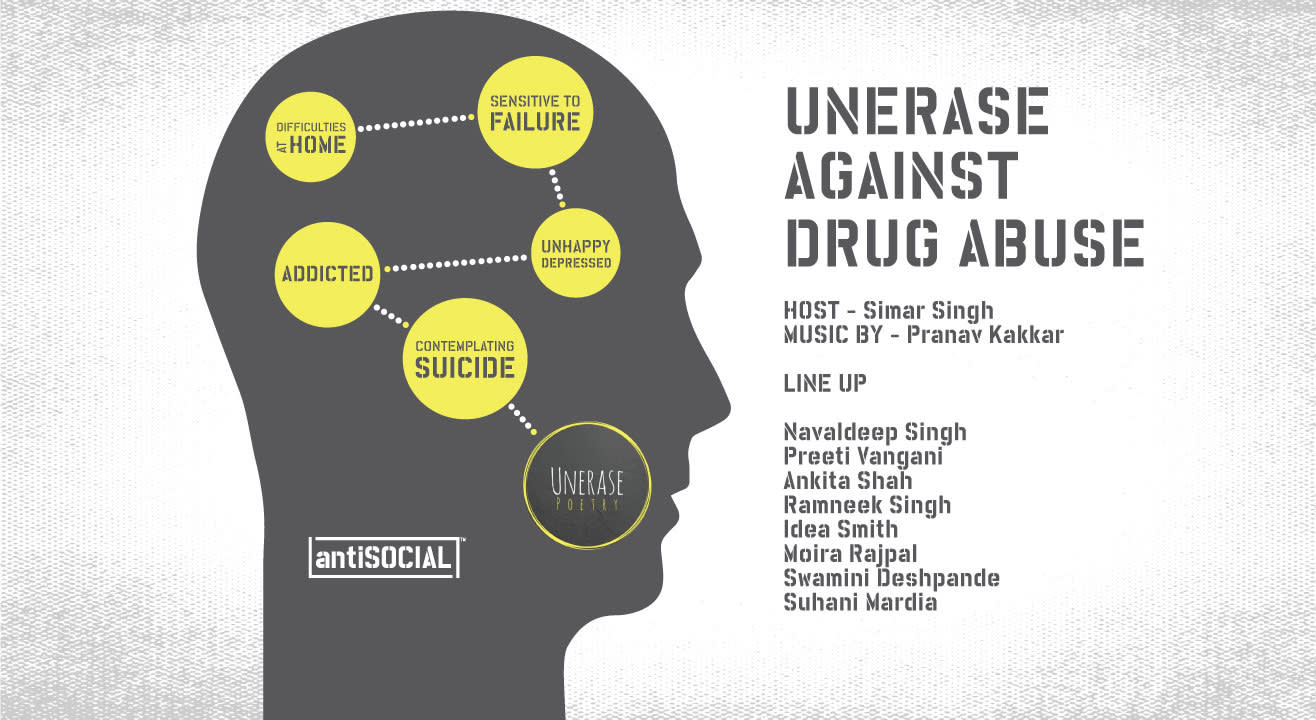 UnErase Againt Drug Abuse at #antiSOCIAL