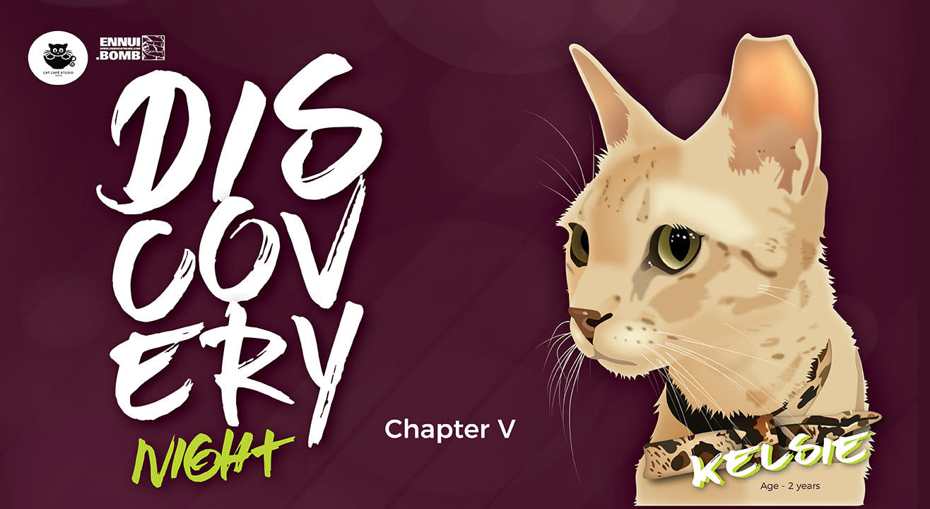 Discovery Night Chapter V at Cat Café Studio