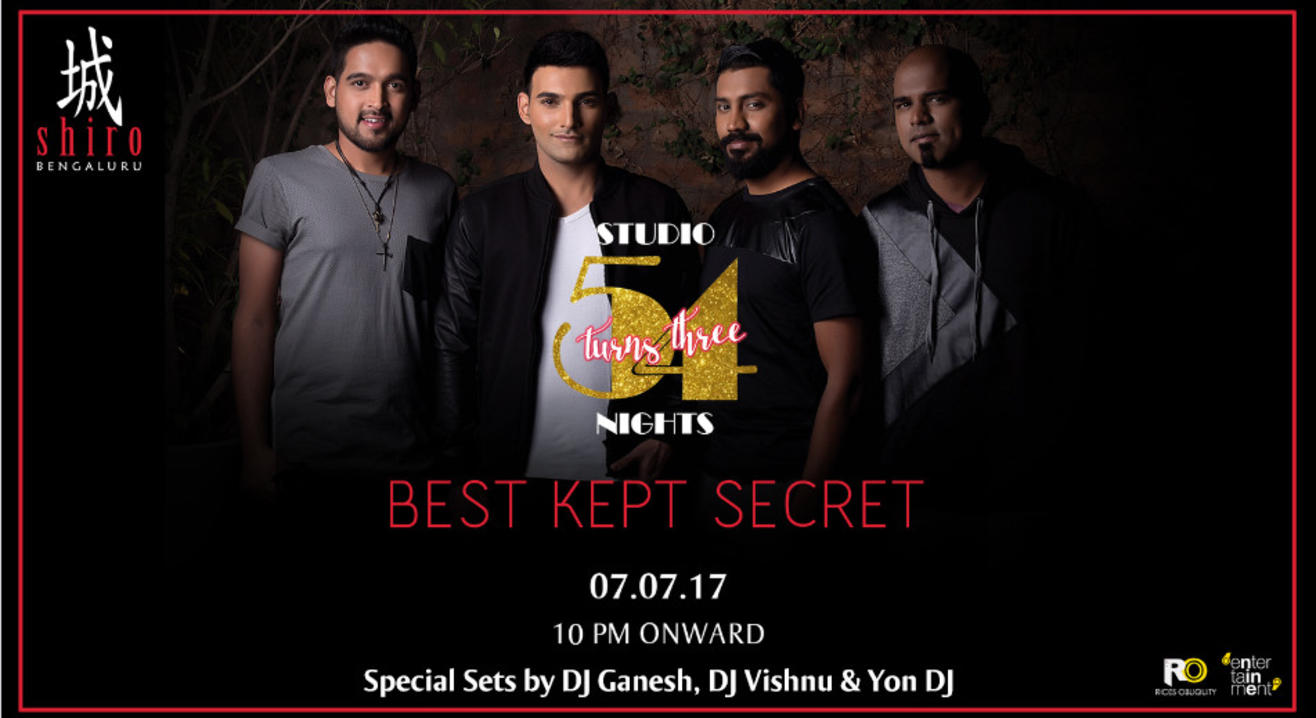 Studio 54 Goes Live with the Best Kept Secret at Shiro Bengaluru