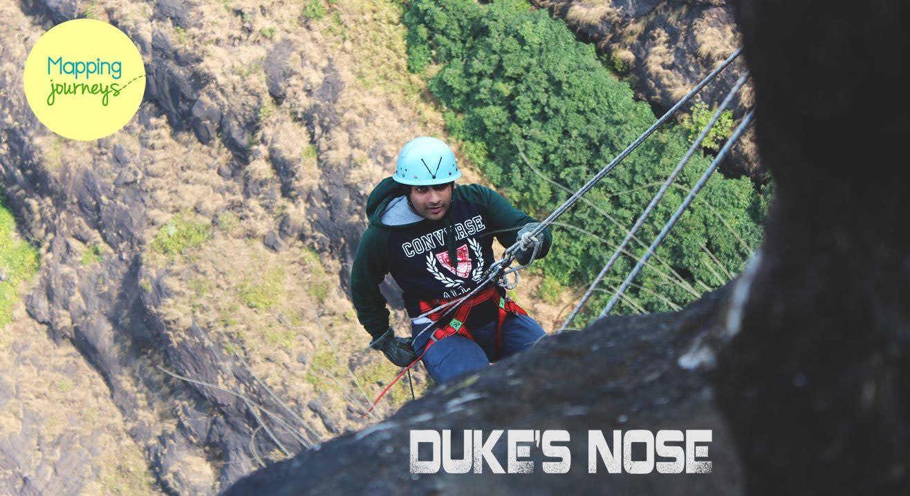 The Biggest Rappelling of Lonavala - Dukes Nose