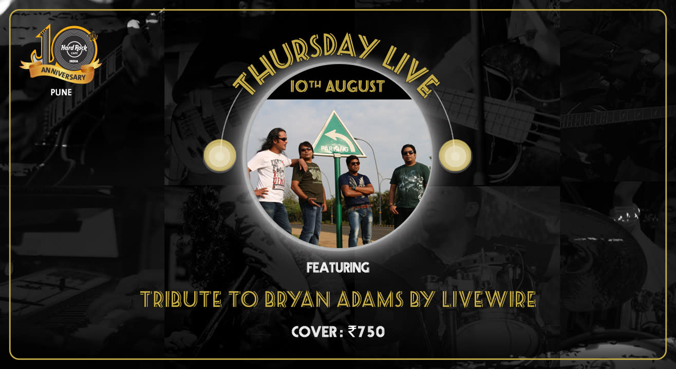 Tribute to Bryan Adams by Livewire - Thursday Live!