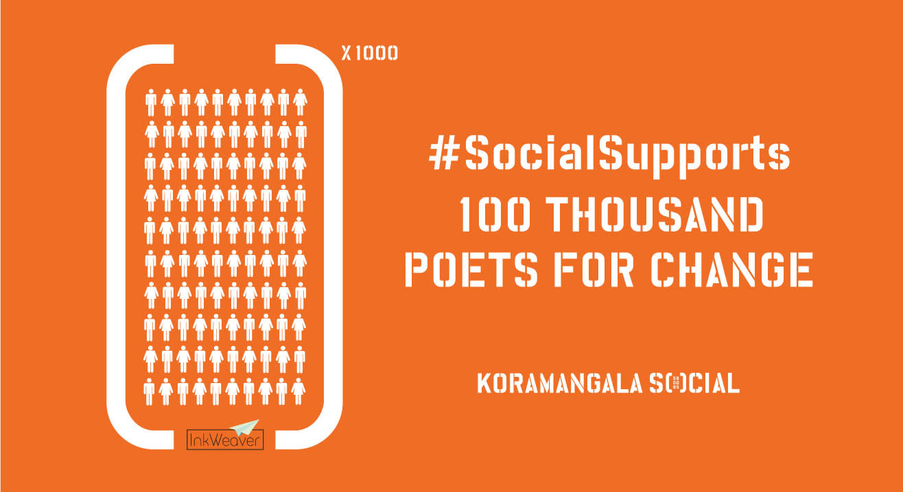 SocialSupports 100 Thousand Poets For Change, Bangalore