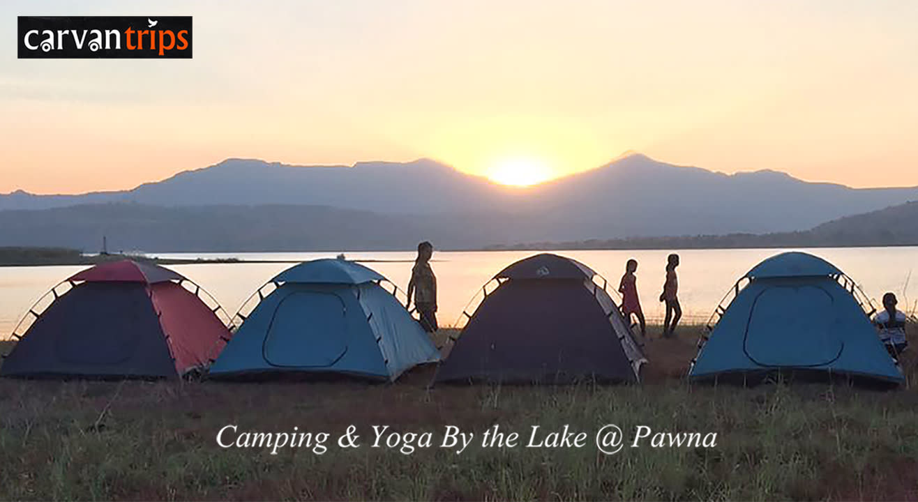 Camping Next To A Serene Lake