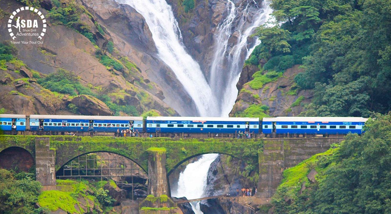 Mighty Dudhsagar Waterfalls Goa