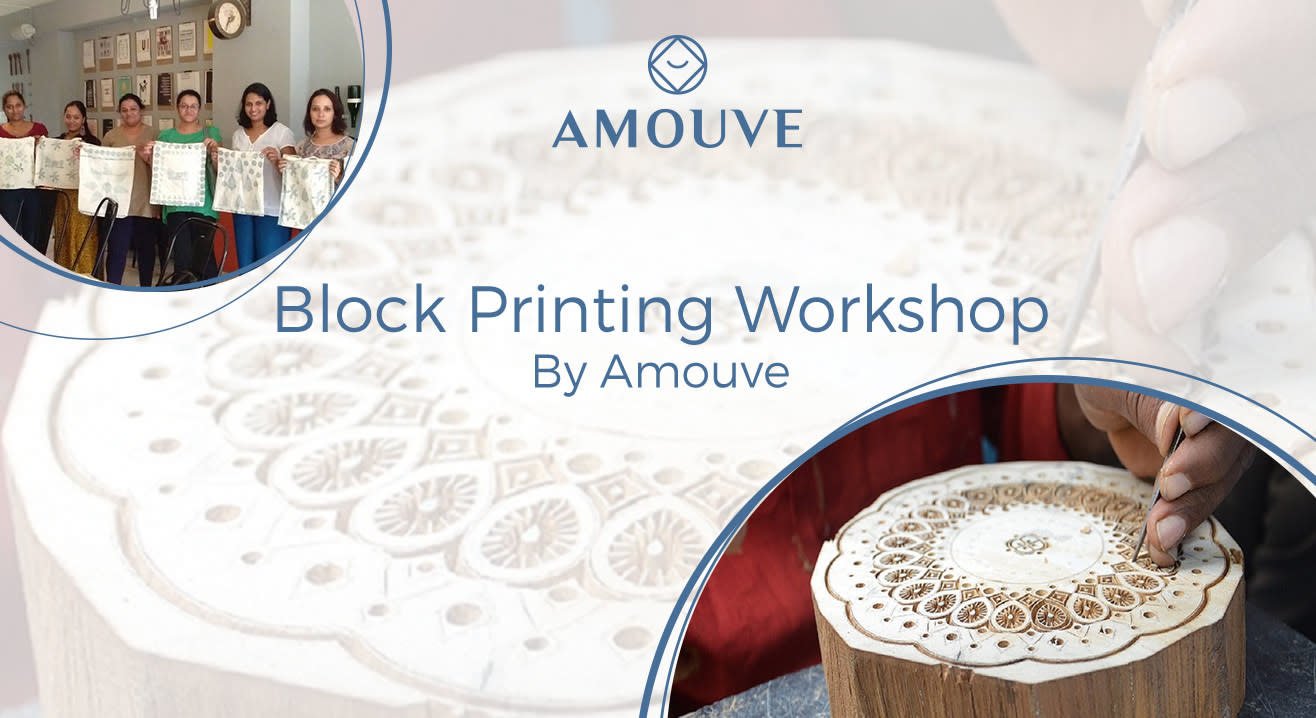 Block Printing Workshop by Amouve