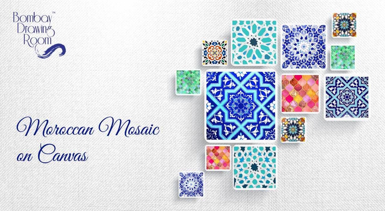 Moroccan Mosaic On Canvas