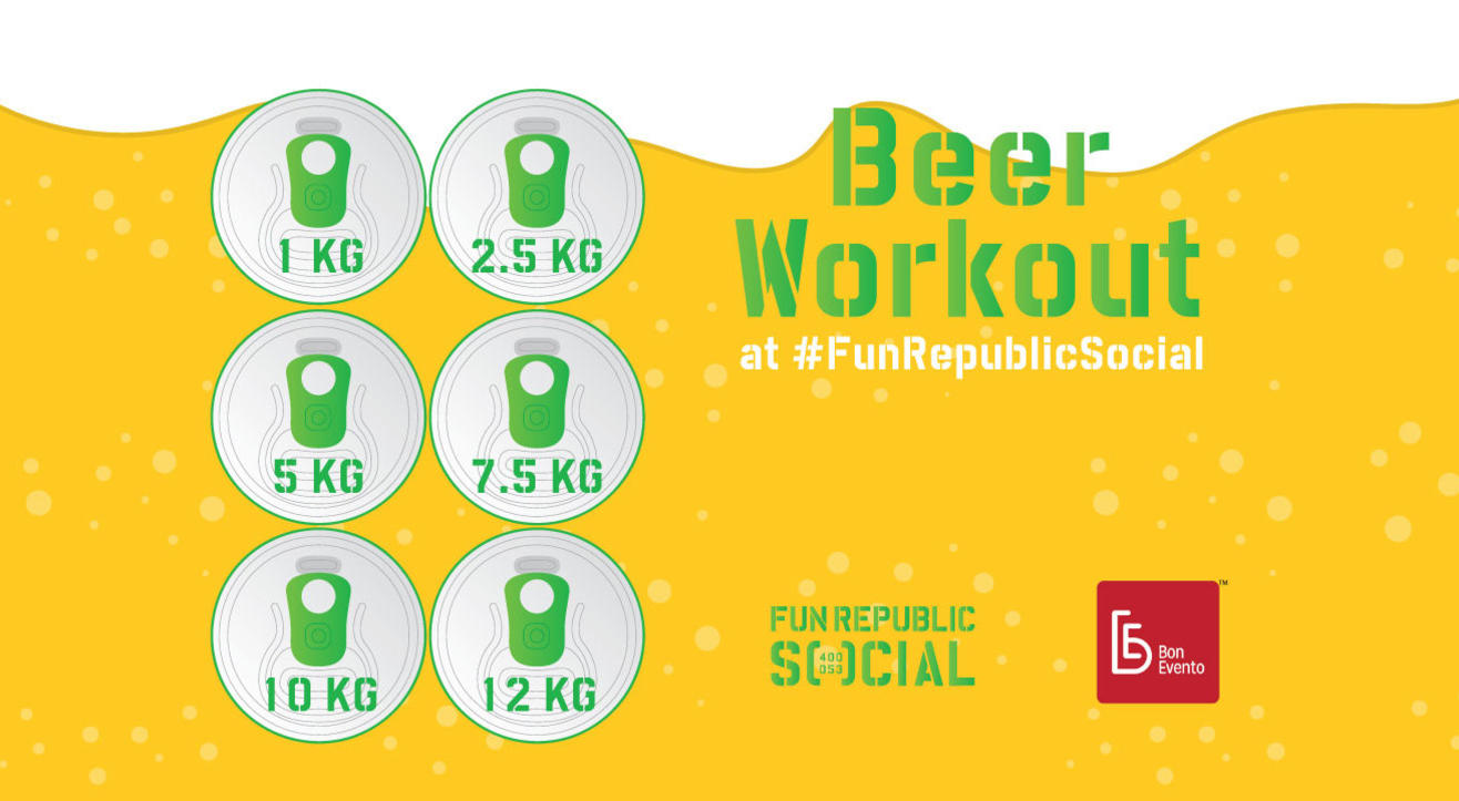 Beer Workoutat #FunRepublicSocial