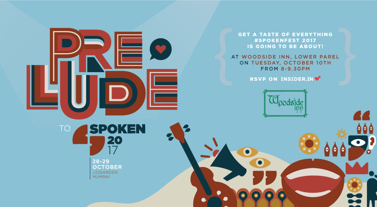 Prelude to Spoken #3 Storytelling at Woodside Inn, Lower Parel