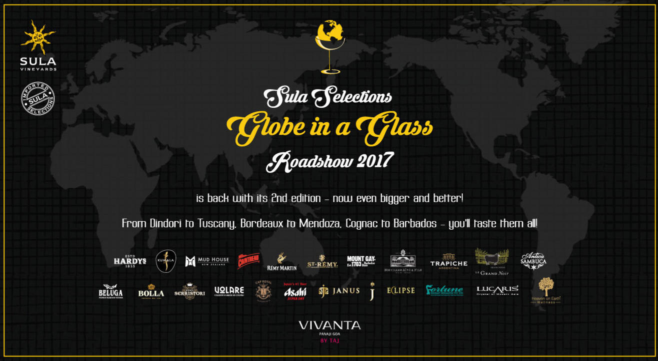 Sula Selections ‘Globe in a Glass’ Roadshow 2017, Goa