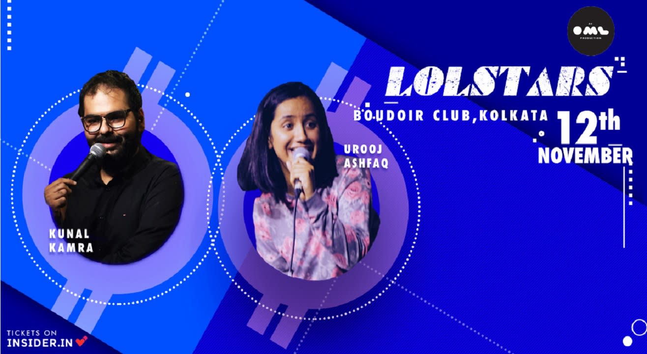LOLStars Present Kunal Kamra & Urooj Ashfaq, Kolkata