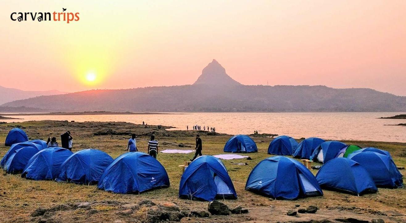 Camping Next to a Serene Lake