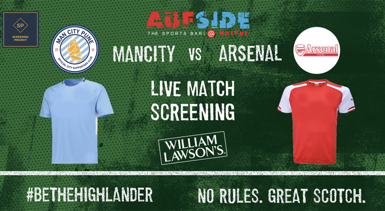 Manchester City v Arsenal Screening Pune
