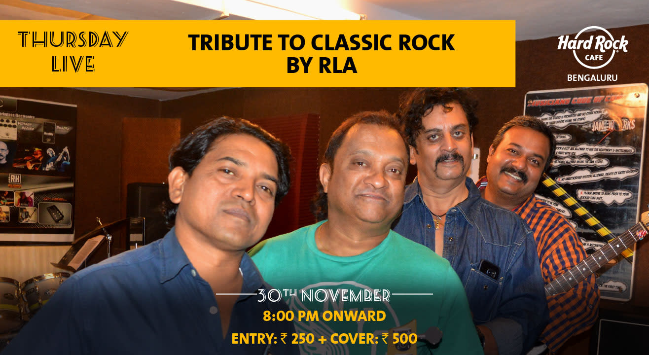 Tribute to Classic Rock by RLA - Thursday Live!