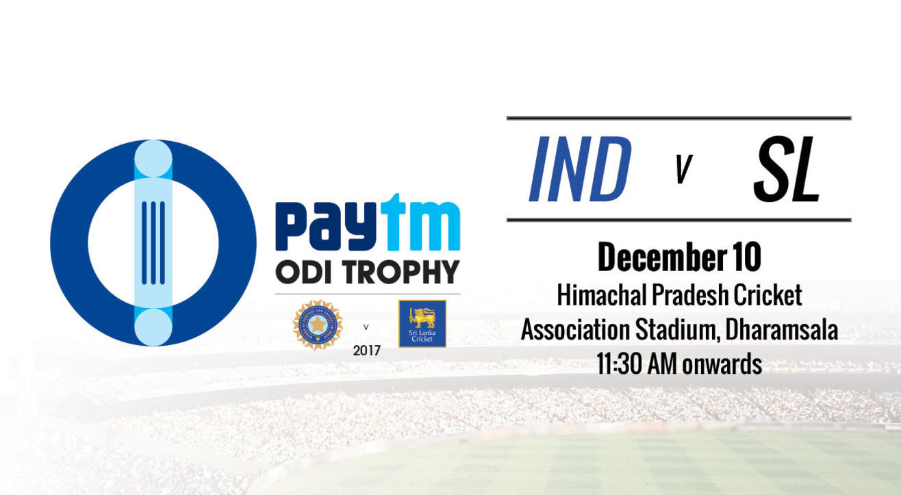 Paytm ODI Trophy - India vs Sri Lanka