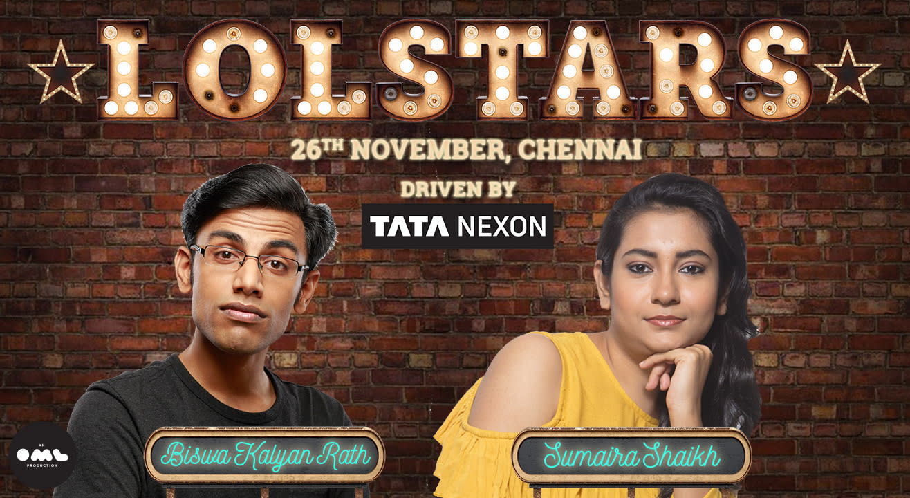 LOLStars Biswa Kalyan Rath & Sumaira Shaikh, Chennai