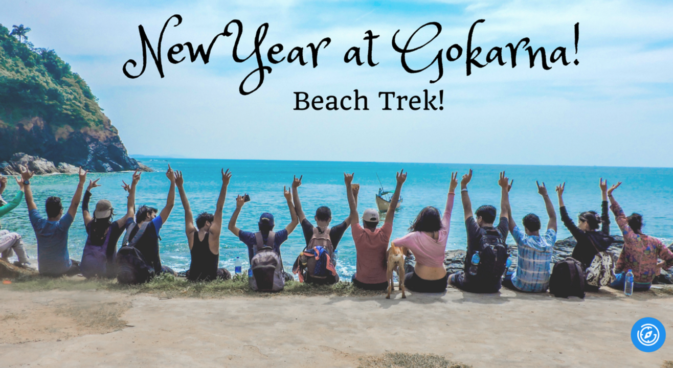 New Year at Gokarna! Beach Trek | Plan The Unplanned