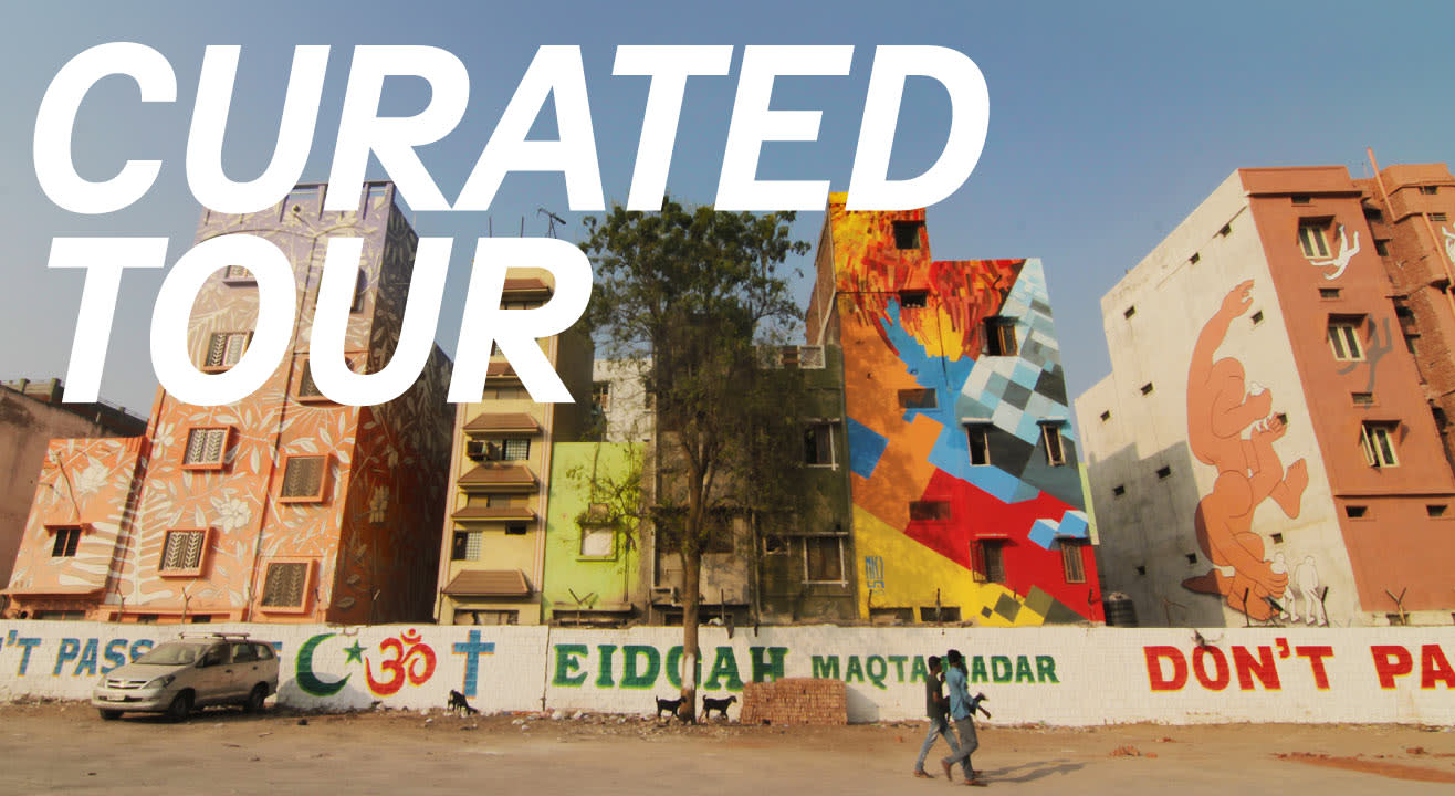 Curated tours of Maqtha Art District by St+art Hyderabad