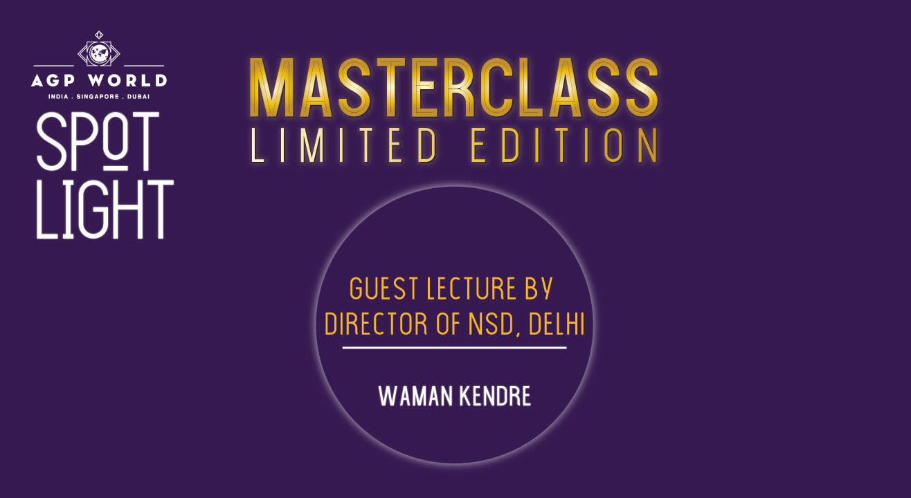 Guest lecture by Director of NSD, Delhi (with Waman Kendre)