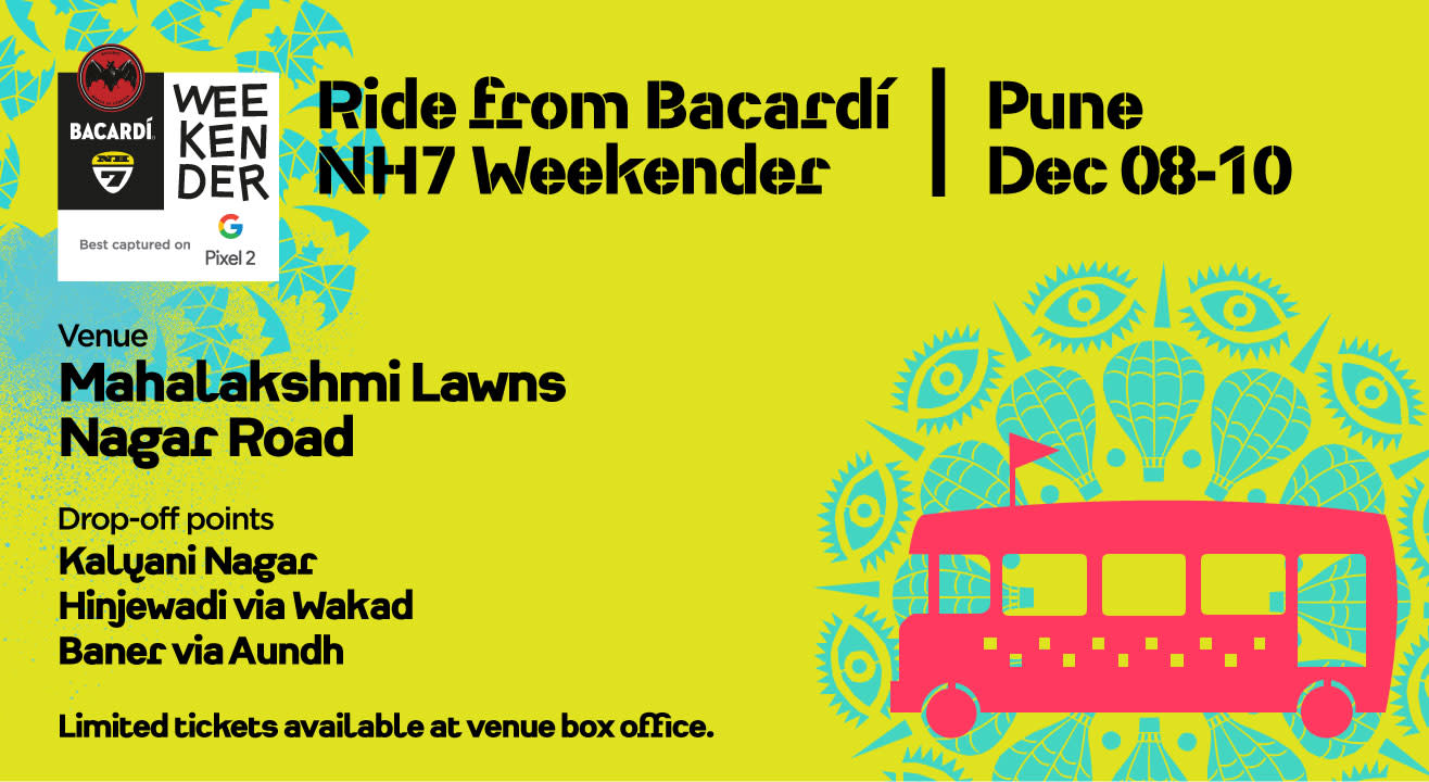 Ride from Bacardi NH7 Weekender Pune